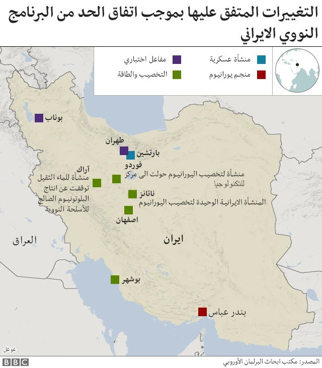 خارطة إيران