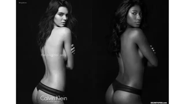 Campanha da Calvin Klein com Kendall Jenner recriada por Deddeh Howard