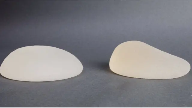 Implante mamario redondo y anatómico