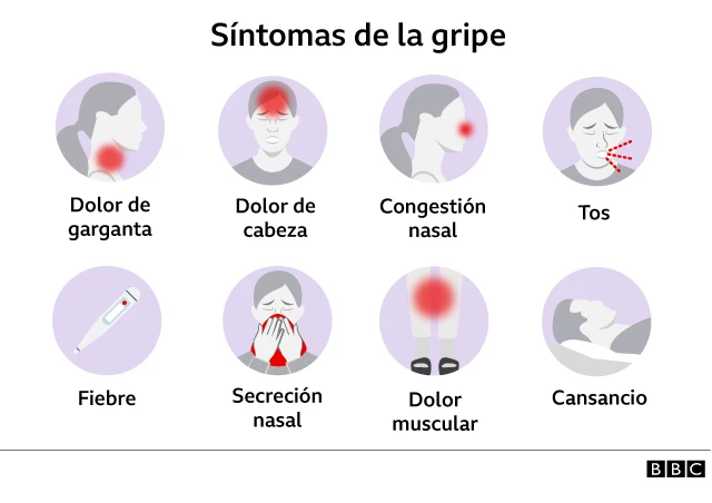 Síntomas de la gripe