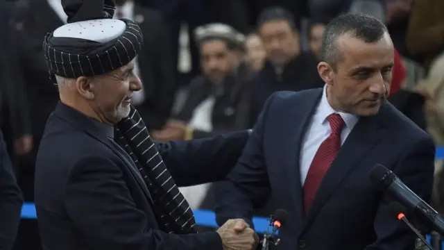 اشرف غنی، افغانستان، امراللہ صالح