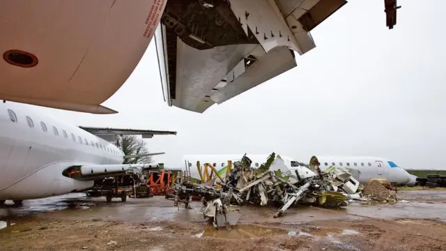 Restos de aviones