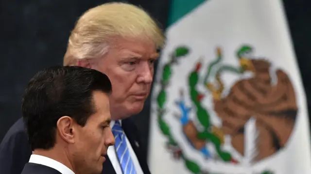 Enrique Peña Nieto y Donald Trump