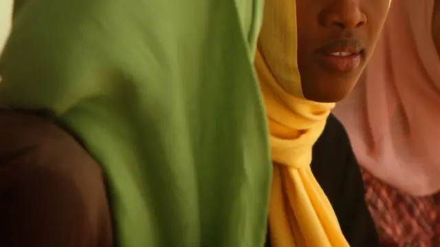 Mujer joven en Sudan.