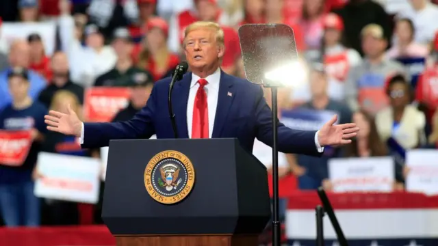 Mitin de Donald Trump