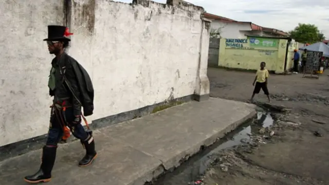 Mitaa ya kitongoji cha Matonge mjini Kinshasa