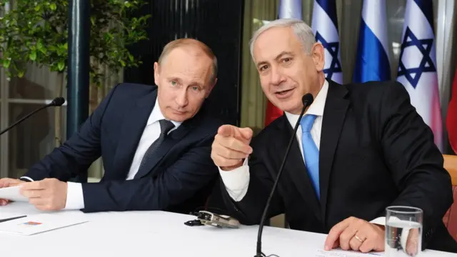 Vladimir Putin və Benyamin Netanyahu