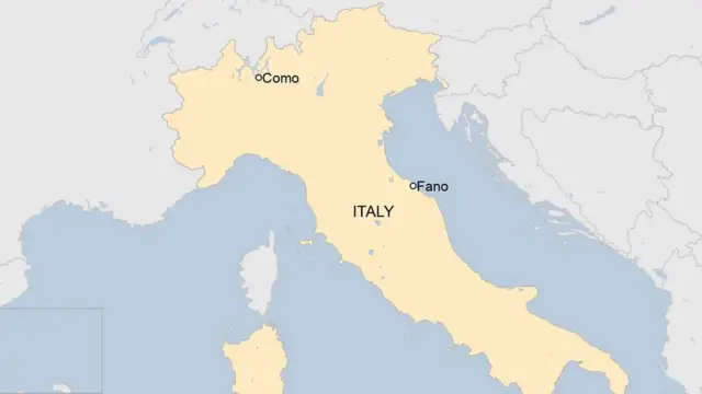 కోమో నుంచి ఫానో వరకు 450 కిలోమీటర్లు నడుచుకుంటూ వెళ్లిపోయాడా భర్త