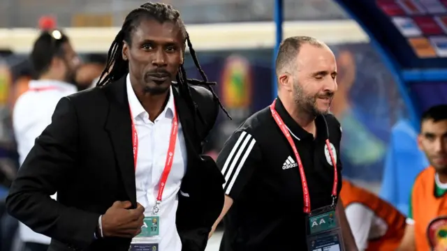 Onye nkuzi Senegal bụ Aliou Cisse na nke Aljeria bụ Djamel Belmadi