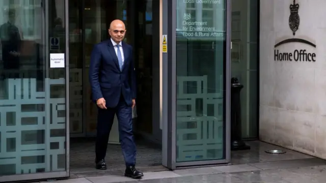 બ્રિટનના ગૃહમંત્રી સાજિદ જાવેદ.