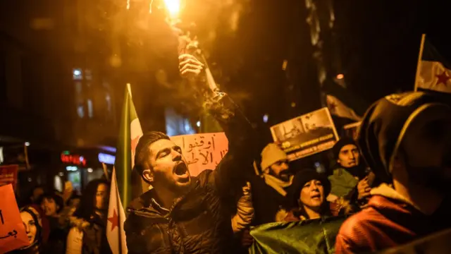 протест в Стамбуле