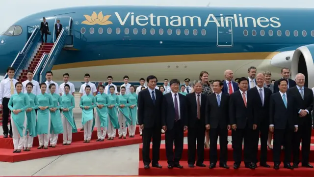 Vietnam Airlines đón Airbus A350-900 XWB về Nội Bài