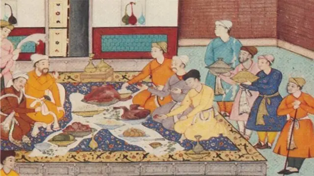 بابر کے عہد میں ایک ضیافت