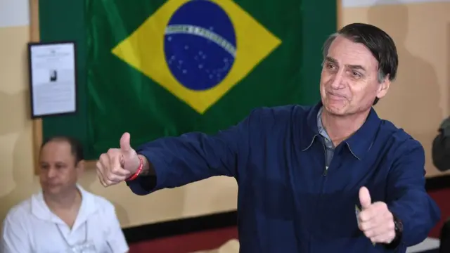 Candidato Jair Bolsonaro