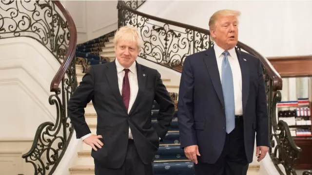 Борис Джонсон, Дональд Трамп