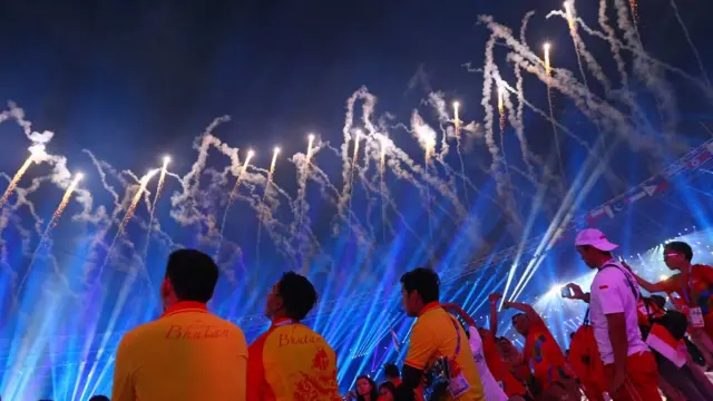 upacara penutupan Asian Games.