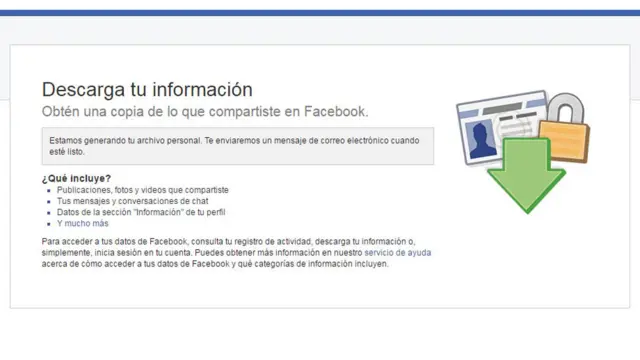 Captura de pantalla de Facebook