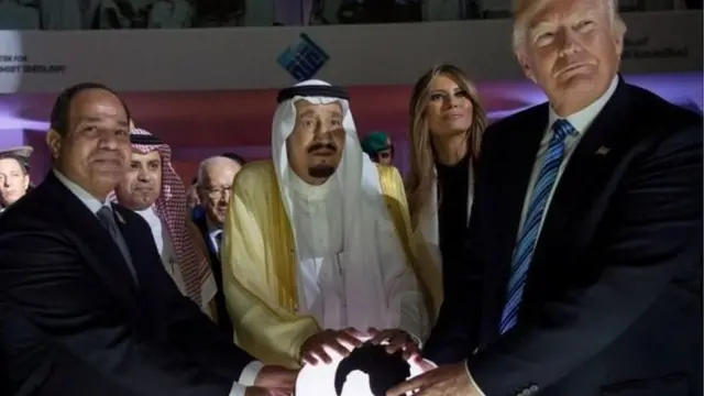 দুই সপ্তাহ আগে সৌদি আরব সফর করেন ডোনাল্ড ট্রাম্প