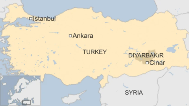 ディヤルバクルの位置