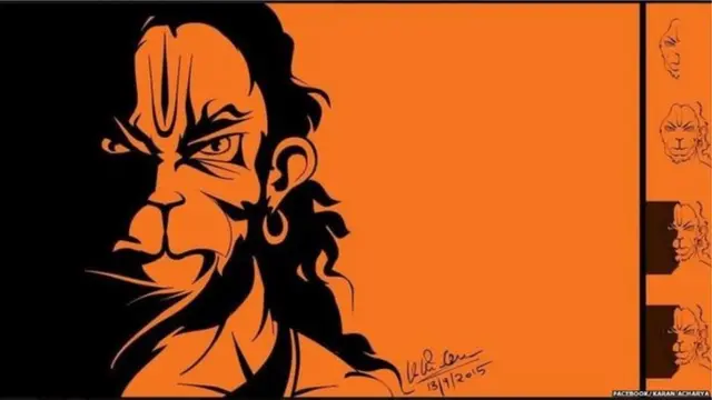 ग़ुस्से में हनुमान