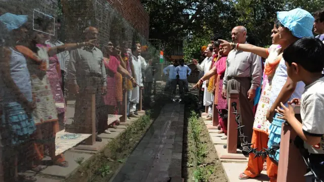 જલિયાંવાલા બાગના સ્મારકની તસવીર