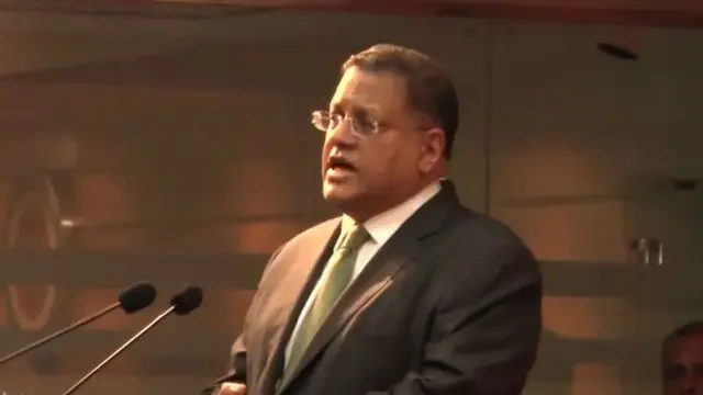 ශ්‍රී ලංකා මහ බැංකුවේ හිටපු අධිපති අර්ජුන් මහේන්ද්‍රන්