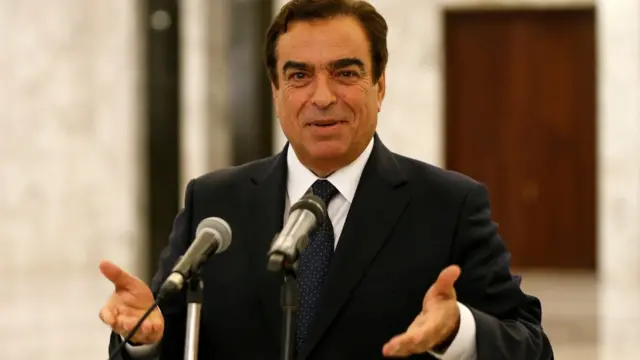 وزير الاعلام اللبناني جورج قرداحي