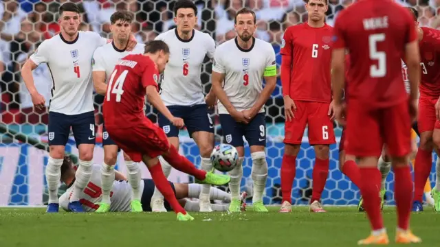 Англія проходить до фіналу Євро, перегравши Данію