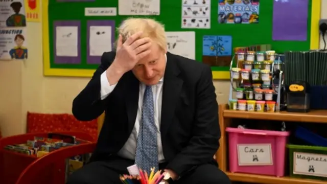 رئيس الوزراء البريطاني، بوريس جونسون