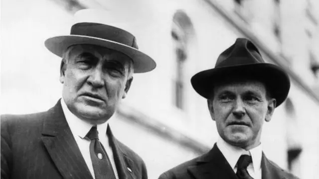 Ex-presidente americano Warren G Harding