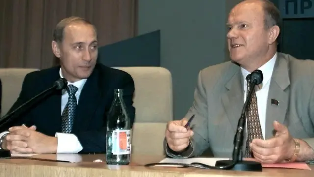 Putin và Zyuganov