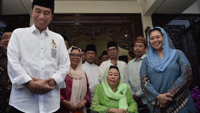 Jokowi dan keluarga Gus Dur