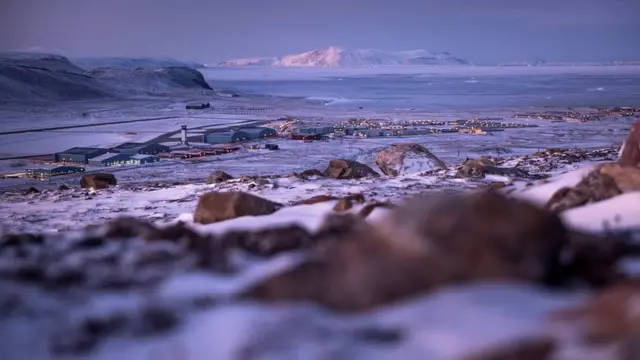 美国在格陵兰岛西部卡纳克的基地,是设在地球最北地点的空军基地。
