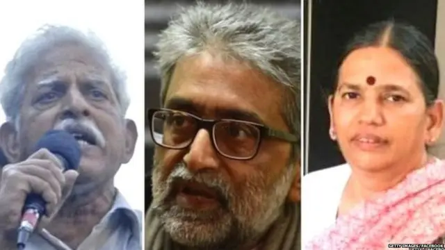 ਵਾਰਵਰਾ ਰਾਓ, ਗੌਤਮ ਨਵਲਖਾ, ਸੁਧਾ ਭਾਰਦਵਾਜ