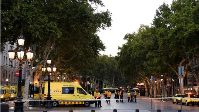 Рамбла после теракта