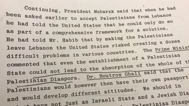 وثيقة بريطانية بشأن الموضوع