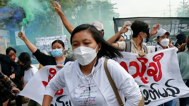 မြန်မာနိုင်ငံက ဆန္ဒပြမှုတခု