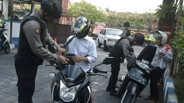Pemeriksaan polisi di Mapolda Bali