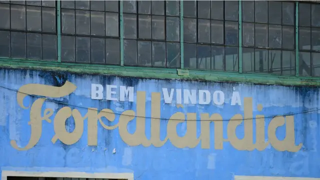 Fachadajogos faceis de ganhar na betanoedificio na entrada da Fordlândia