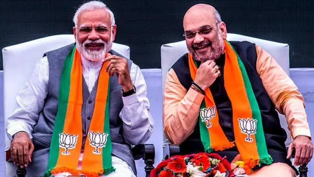 નરેન્દ્ર મોદી અને અમિત શાહ