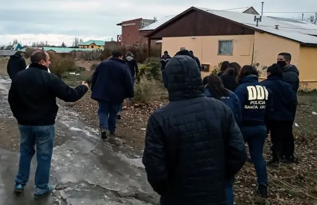 El sitio donde fue encontrado el cuerpo