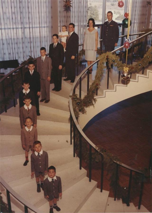 A família Galvin na Academia da Força Aérea dos EUA, 1961