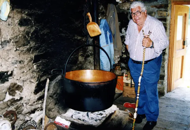 Antonio Carluccio en su programa de televisión