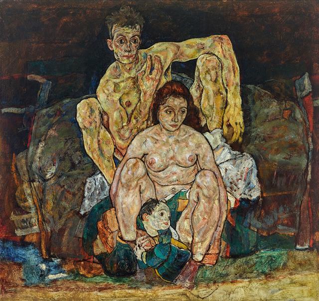 "La familia" de Egon Schiele
