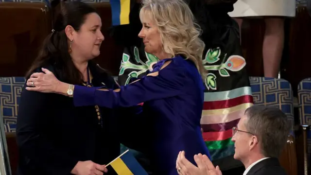 جیل بایدن و سفیر اوکراین در آمریکا