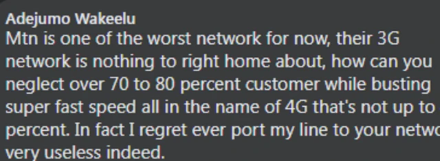 MTN network palava