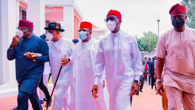 Kayode Fayemi, Nyesom Wike, Dave Umahi, Ifeanyi Okowa na Seye Makinde