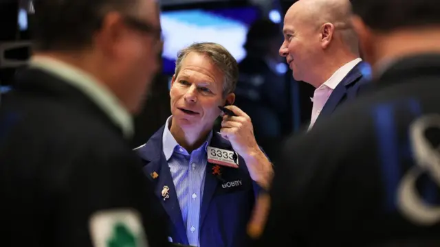 Inversores en Wall Street.