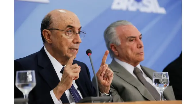 Henrique Meirelles e Michel Temer