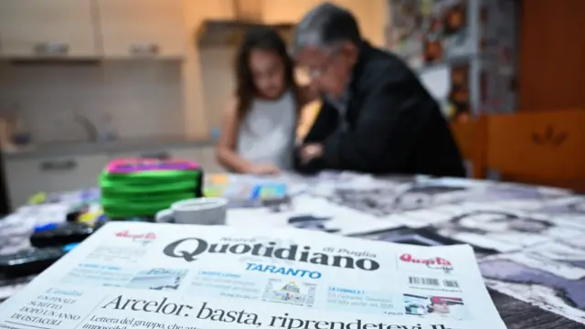 Italy"s local newspaper "Nuovo Quotidiano di Puglia"